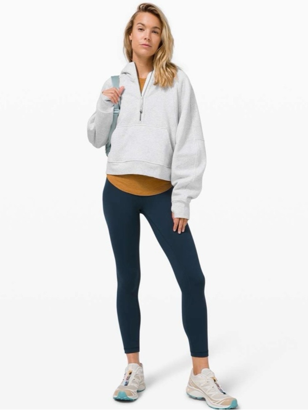 Lululemon Scuba Oversized 1/2 Zip Hoodie - Picture 2 of 10
